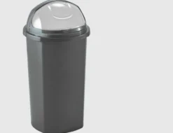 Abfallbehälter Roll top Grau