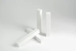 Abschlusshölzer in weiß