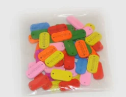 Aufnähbuttons mit Logo