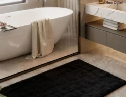 Badgarnitur Macao Schwarz für Hänge-WC