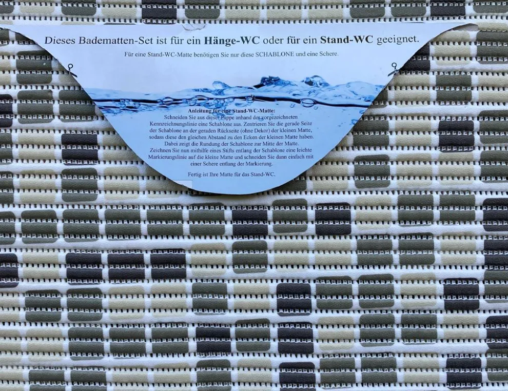 Badgarnitur Mosaik Beige