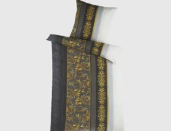 Bettwäsche Alida Schwarz, Gold
