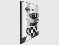 Bild Slim Frame Black Coffee Time 40x50cm