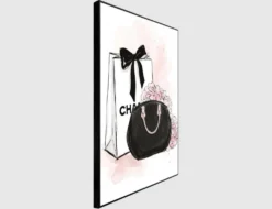 Bild Slim Frame Black Fashion Bags 30x40cm
