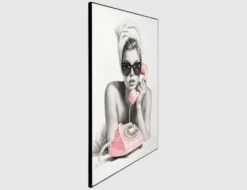 Bild Slim Frame Black Fashion Calling 50x70cm