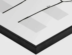 Bild Slim Frame Black Herein Gedackelt 30x40cm