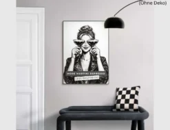 Bild Slim Frame Black Less Despresso 50x70cm
