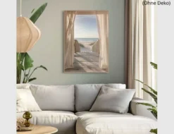 Bild Slim Frame Wood Beach Wind 50x70cm