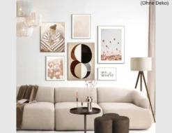 Bild Slim Frame Wood Cotton Pops 30x40cm