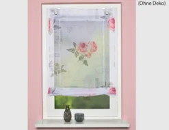 Bändchenrollo Amore rose