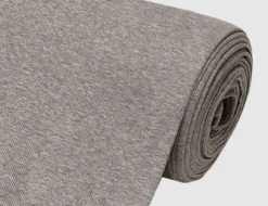 Bündchenstoff Uni Grau I