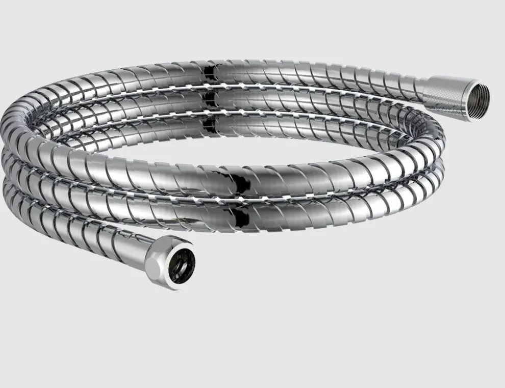 Brauseschlauch Edelstahl Chrom 2