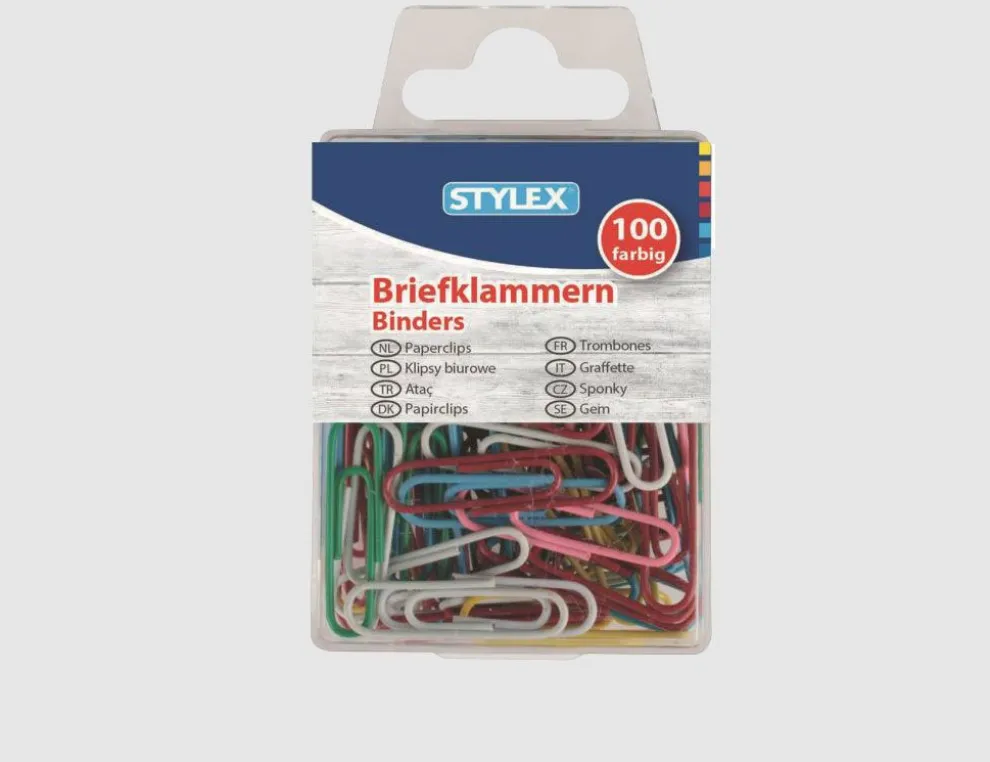 Büroklammern bunt