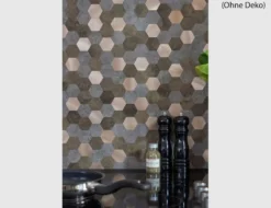 d-c-fix Wandfliese Metal & Stone Hexagon