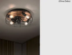 Deckenleuchte mit Ventilator