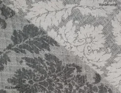 Dekostoff Jacquard Ornament Grau