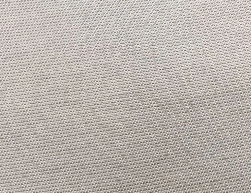 Dekostoff Jacquard Uni Grau I