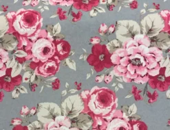 Dekostoff Rose Grau