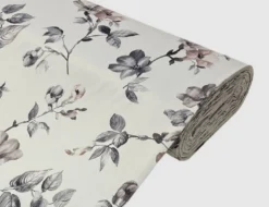 Dekostoff Verdunklung Blumen