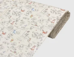 Dekostoff Winnie Pooh Beige