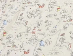 Dekostoff Winnie Pooh Beige