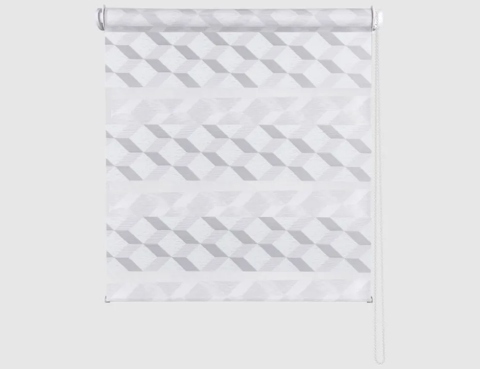 Doppelrollo Mini Grau 65x150cm