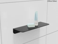 Duschablage Melamin Schwarz