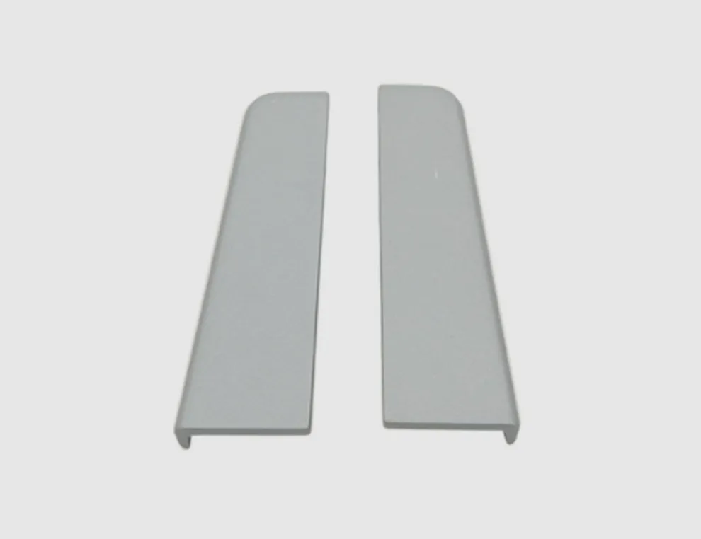 Endkappe Uni silber