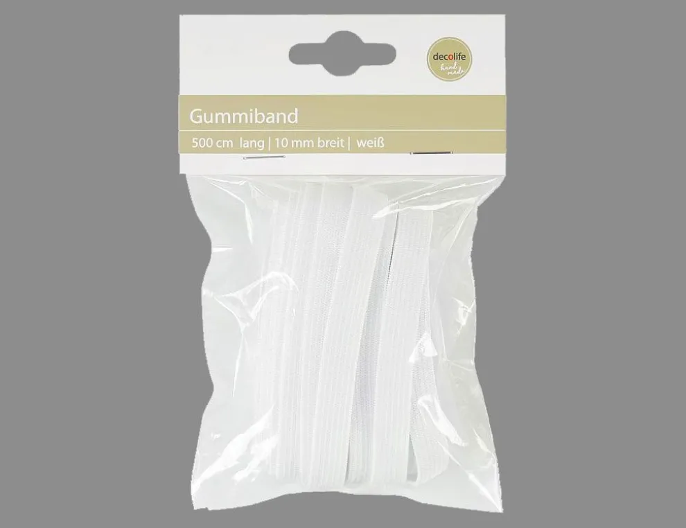 Gummiband weiß