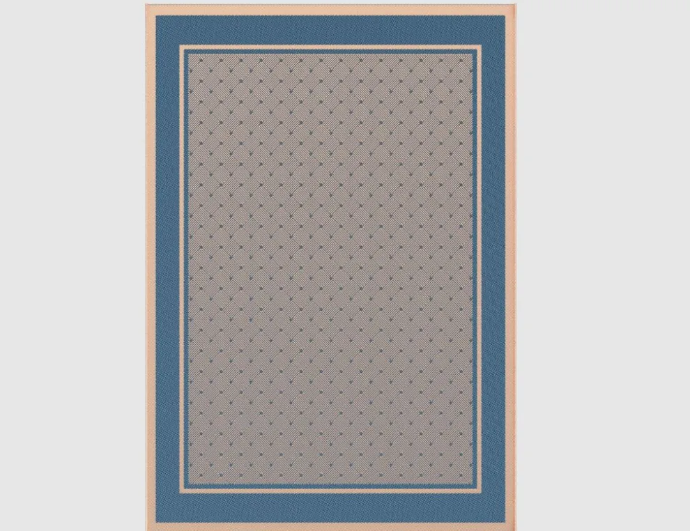 In- und Outdoor Teppich Pia Blau