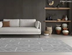 In- und Outdoor Teppich Pia Grau