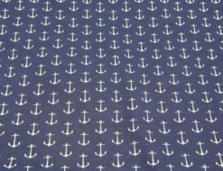 Jerseystoff Anker blau