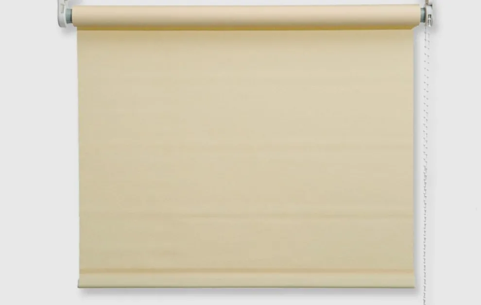 Kettenzugrollo beige