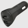 Kfz-USB Ladegerät 2-fach Schwarz