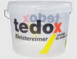 Kleistereimer mit tedox Logo