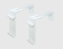 Klemmhalter für Rollos Weiß
