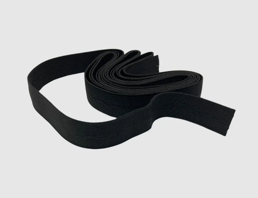 Knopflochgummiband Schwarz