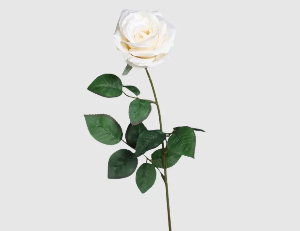 Kunstblume Rose Creme