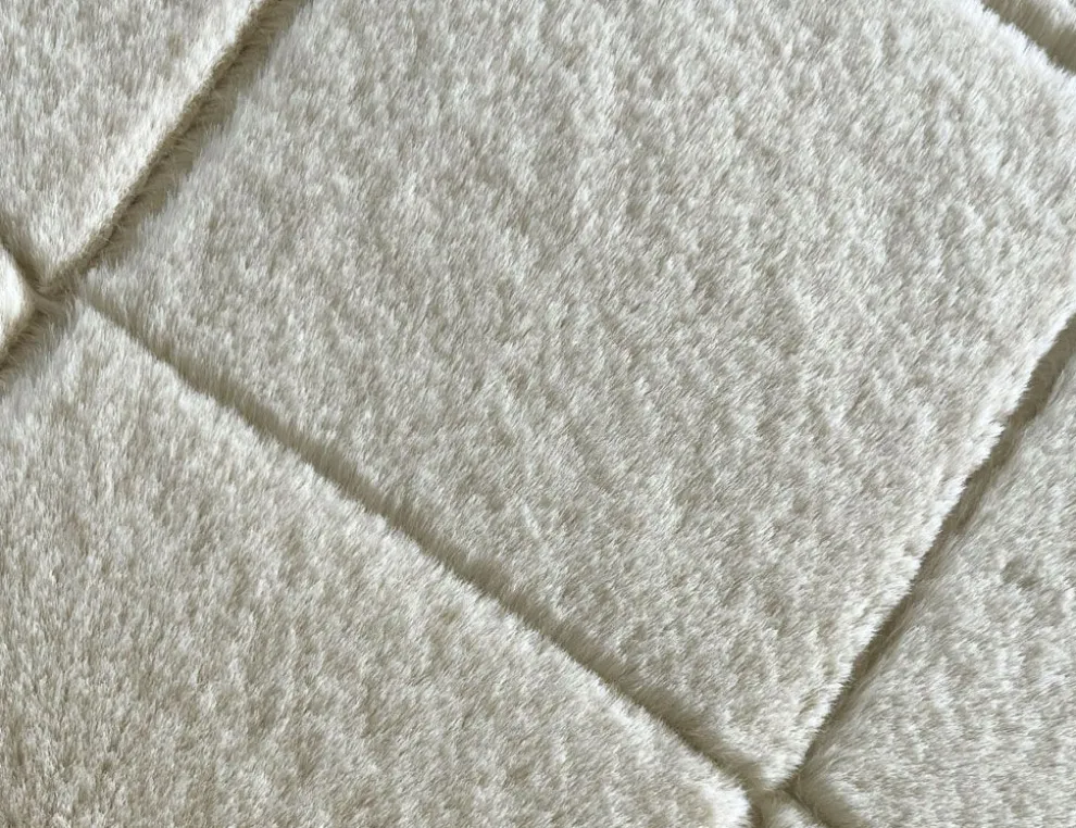 Kunstfellteppich Diana Creme