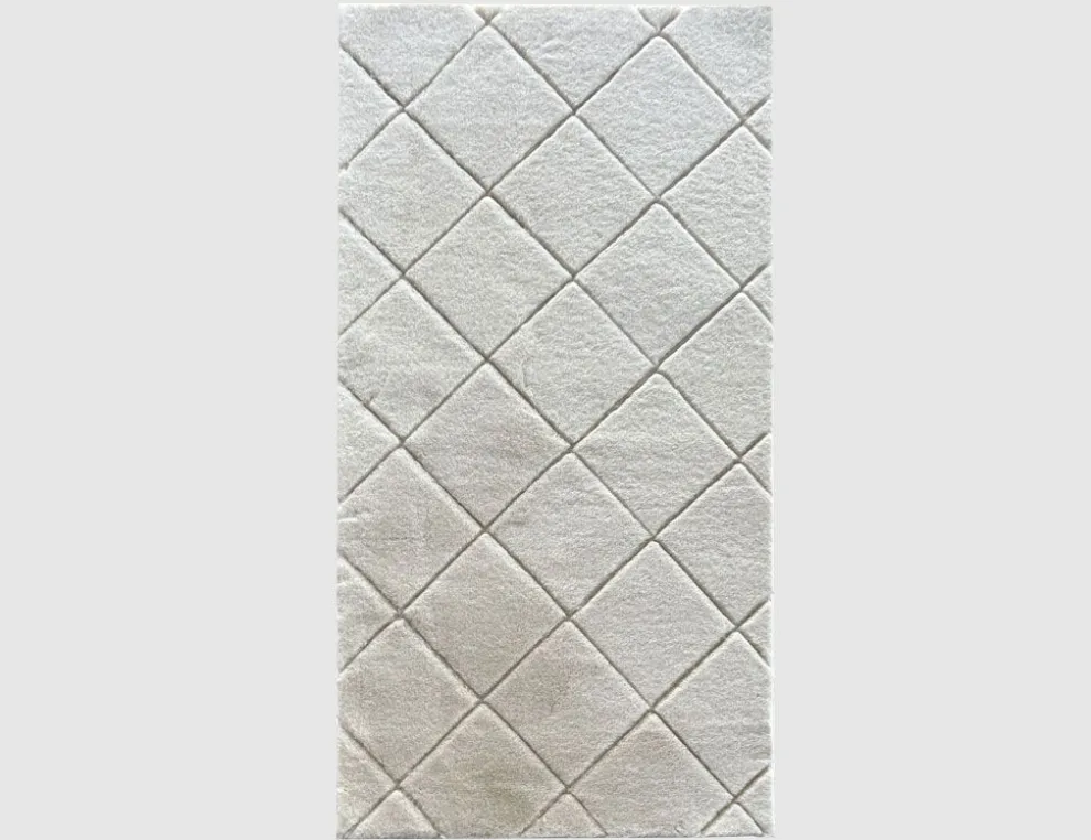 Kunstfellteppich Diana Creme