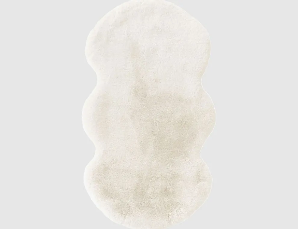 Kunstfellteppich Mia Creme