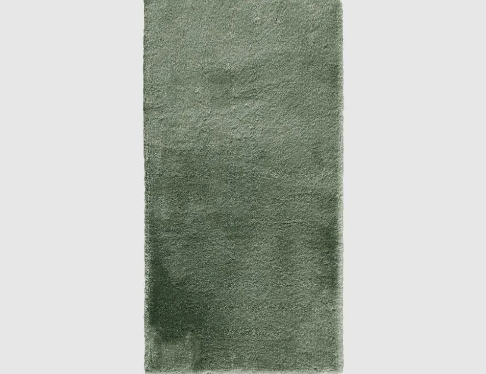 Kunstfellteppich Mia Dunkelgrün