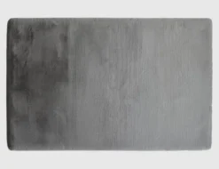 Kunstfellteppich Mia Grau