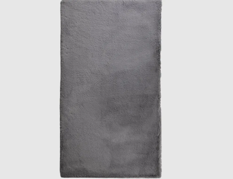 Kunstfellteppich Softy Grau