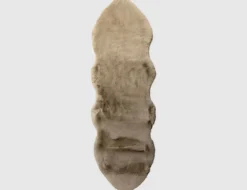Kunstschaffell Beige 55x160cm