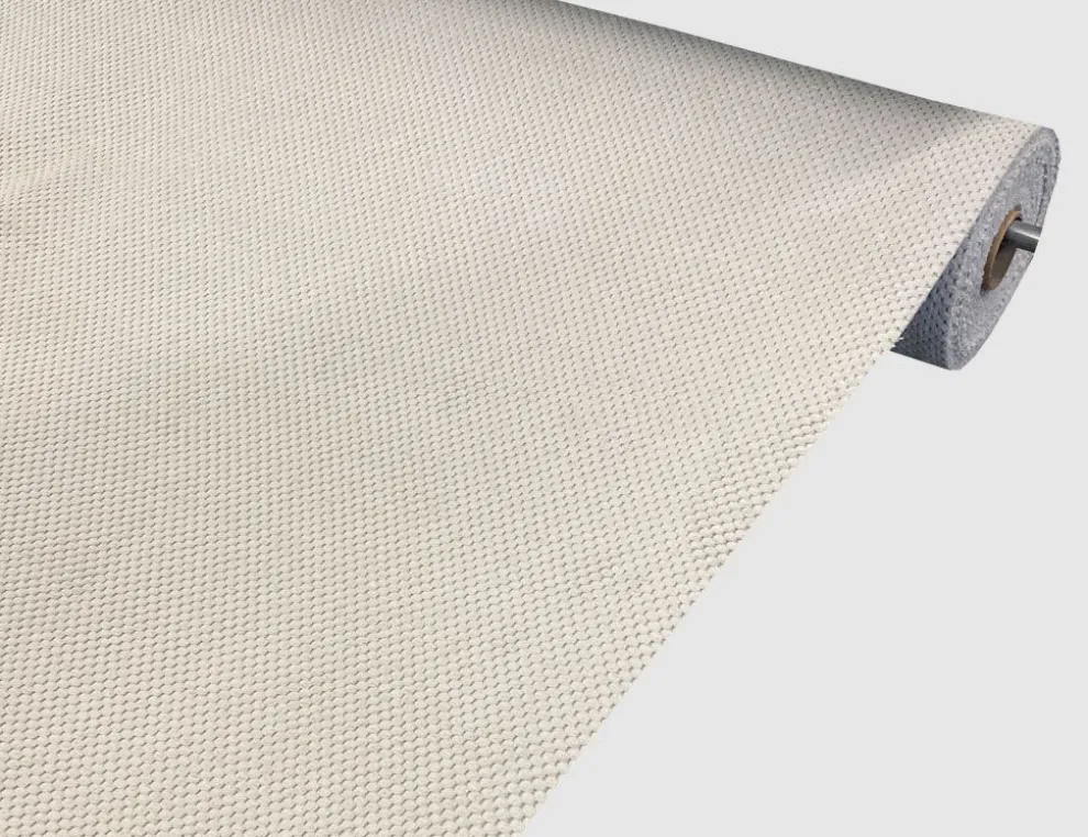 Möbelstoff Waffelvelours Beige