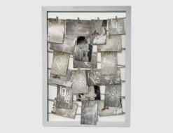 Memoboard mit Klammern+Kordel