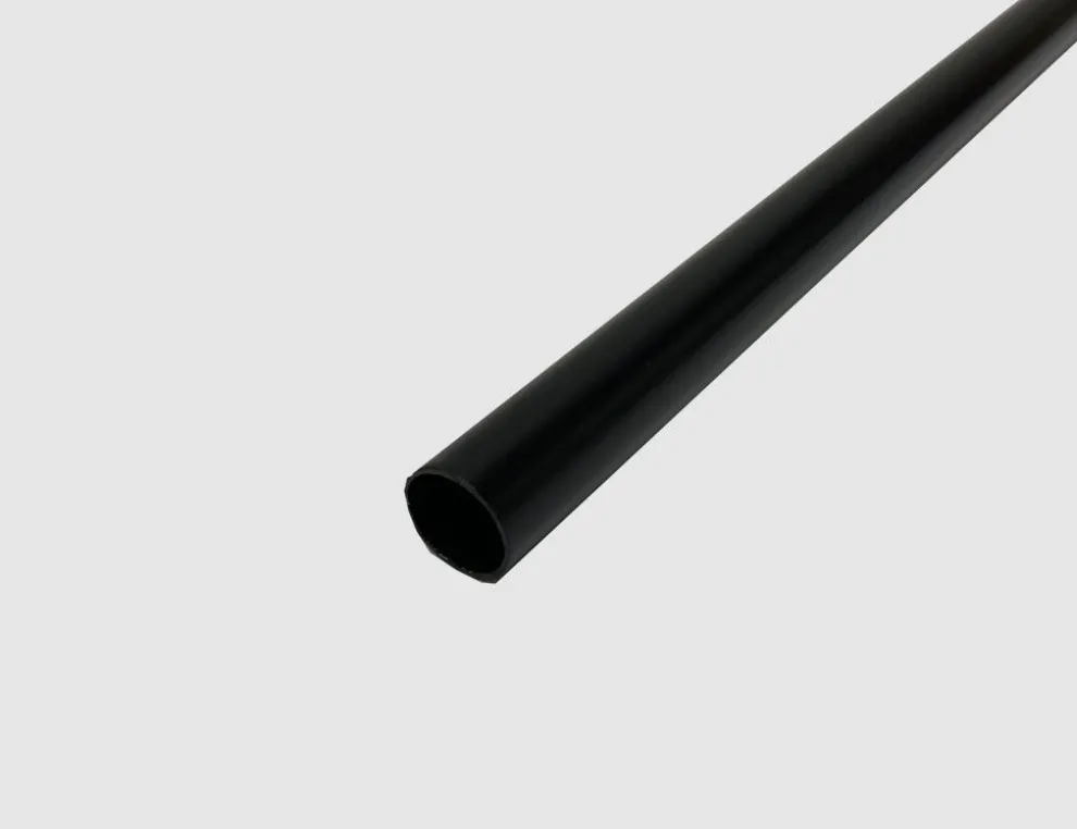 Metallrohr 200 cm Schwarz
