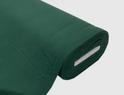 Musselin Double Gauze Dunkelgrün
