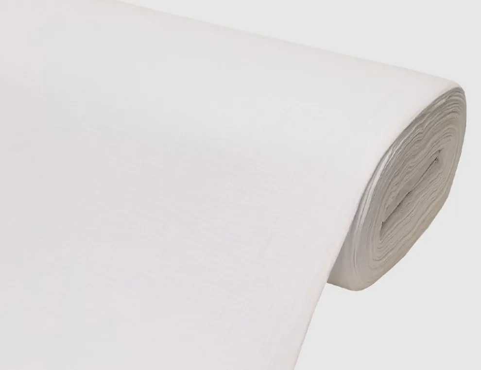 Musselin Double Gauze Weiß